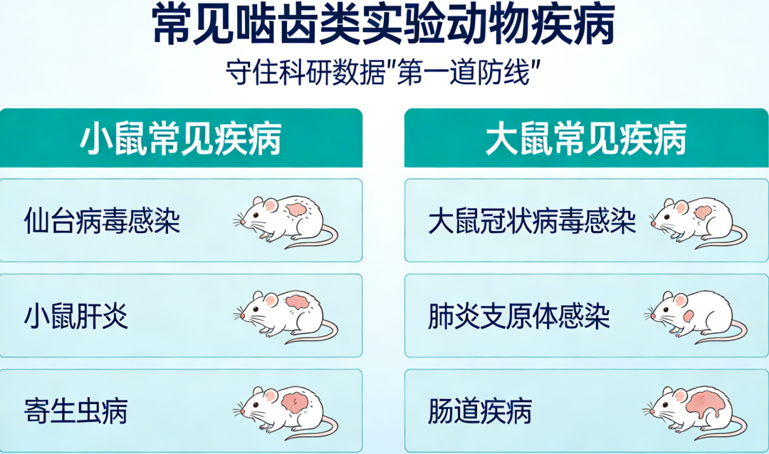 常见啮齿类实验动物疾病，守住科研数据“第一道防线”